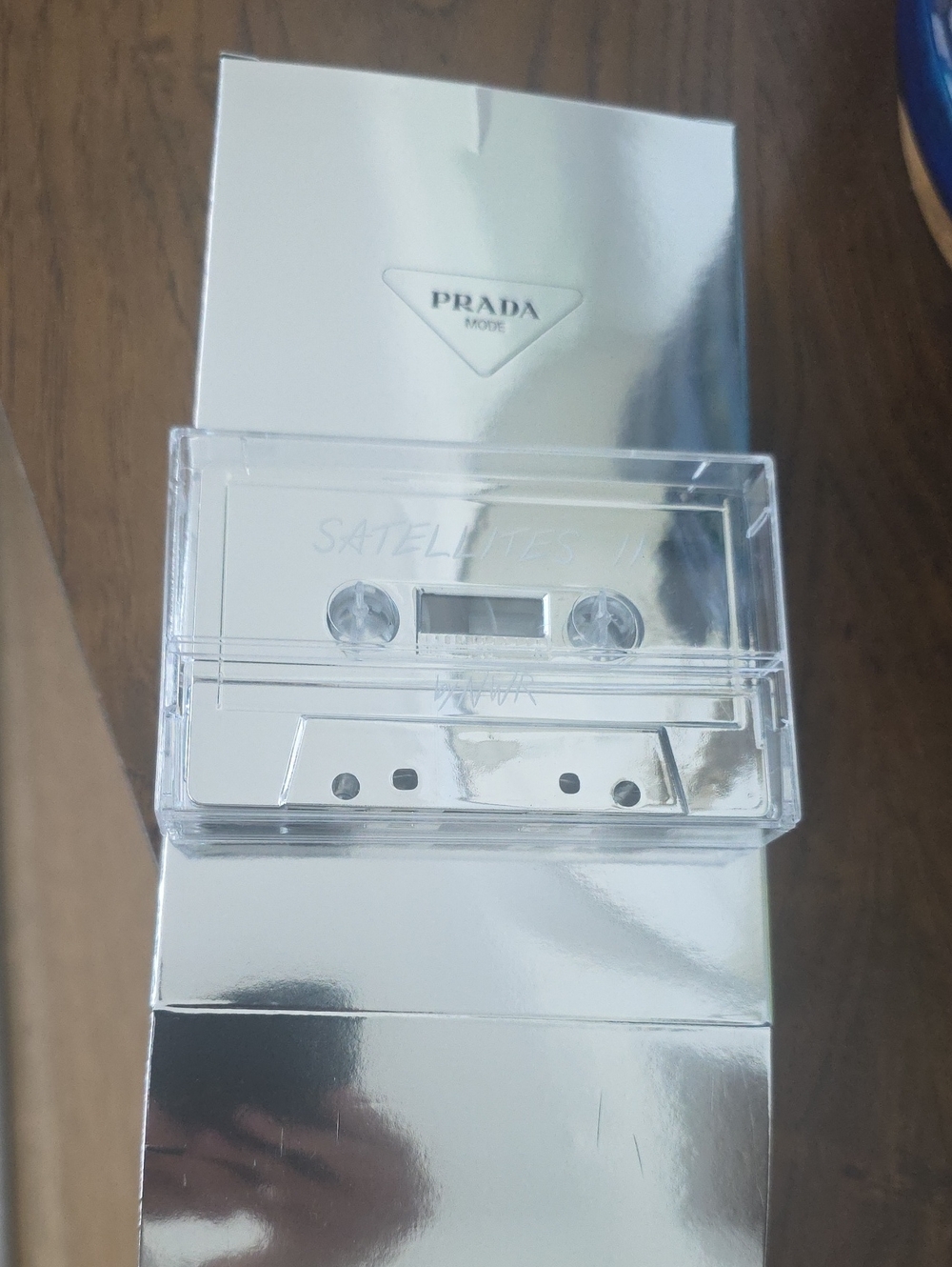 PRADA Satellite Silver Portable Audio Cassette-mix Tape, Collector Item